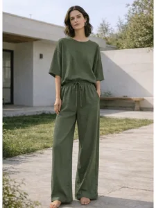 damen-hosen-sets-aus-15-leinen-lei-13640075-grun-12