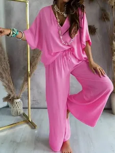damen-hosen-sets-bolero-halbarm-v-13066809-rosa-8
