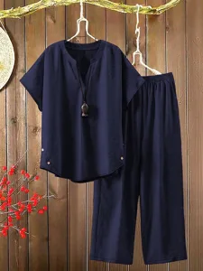 damen-hosen-sets-bolero-oberteil-k-12274567-dunkelmarine-4
