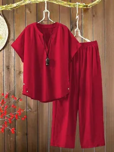 damen-hosen-sets-bolero-oberteil-k-12274567-rote-1