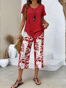 damen-hosen-sets-kurzarm-v-ausschn-18281743-rote-6