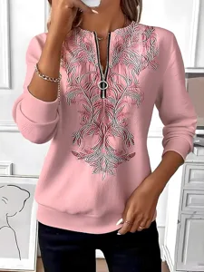 damen-kapuzenpullover-druck-blumen-11015468-rosa-13
