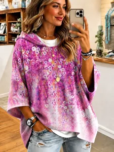 damen-kapuzenpullover-druck-blumen-17539073-purpur-1