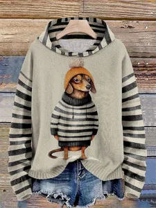 damen-kapuzenpullover-hund-gestrei-11310790-schwarz-6