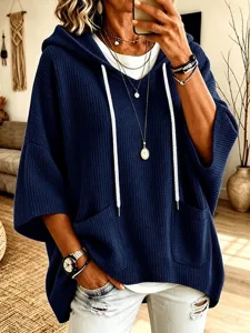 damen-kapuzenpullover-mit-waffelmu-12799530-marineblau-7