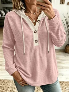 damen-kapuzenpullover-mit-waffelmu-18319425-rosa-4