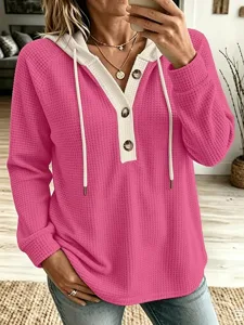damen-kapuzenpullover-mit-waffelmu-18319425-rosenrot-8