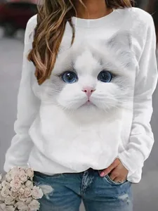 damen-kapuzenshirt-pullover-katze-8478505-wei-1