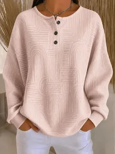 damen-langarmshirt-mit-waffelstruk-19870967-rosa-3