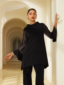 damen-modal-chiffon-flare-manschet-15079430-default-6