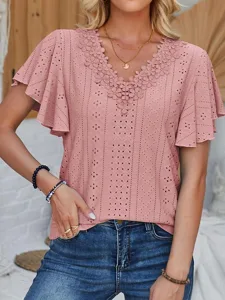 damen-pointelle-shirt-oberteil-mit-17546684-rosa-8