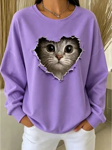 damen-pullover-druck-katze-lassig-18639029-purpur-1