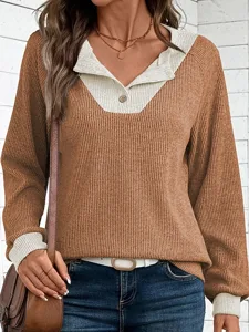 damen-pullover-patchwork-einfach-m-16819042-braun-4