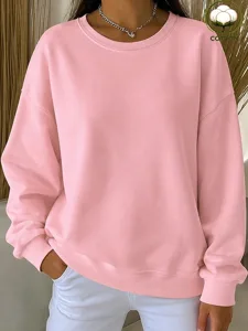 damen-pullover-sweatshirt-einfach-17769727-rosa-1