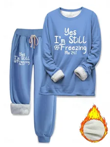 damen-pyjamas-set-fleece-gefuttert-14564900-blau-1