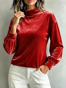 damen-samt-bluse-einfarbig-einfach-19691310-rote-10
