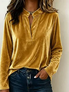 damen-samt-sweatshirt-einfach-lass-13318622-golden-5