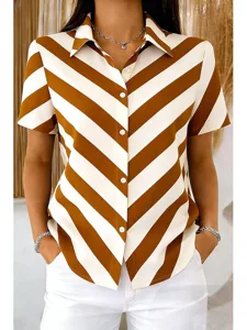 damen-shirt-kurzarm-grafik-gestrei-10376486-braun-2