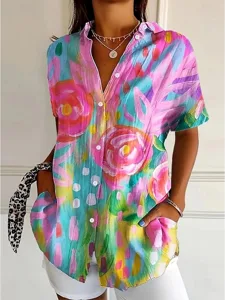 damen-shirt-kurzarm-knopfbluse-flo-19401039-fuchsie-1