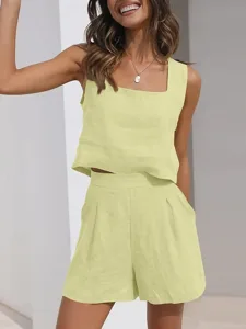 damen-shorts-sets-armellos-quadrat-11304283-gelb-12