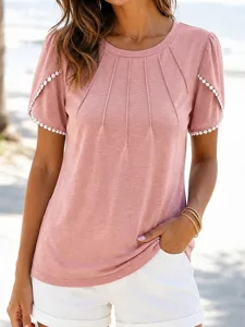 damen-sommeroberteile-einfach-vint-10571349-rosa-2