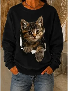 damen-sweatshirts-grafik-katze-ele-19614291-schwarz-4