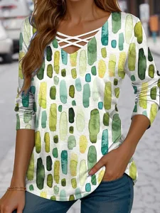 damen-t-shirt-ausschnitt-druck-gra-13373996-gelb-2