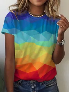 damen-t-shirt-basic-farbblockdruck-8557636-gelb-4