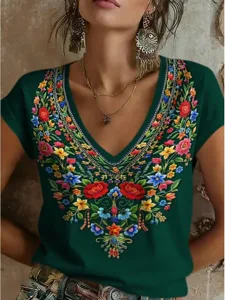 damen-t-shirt-bestickt-druck-grafi-19242196-grun-4