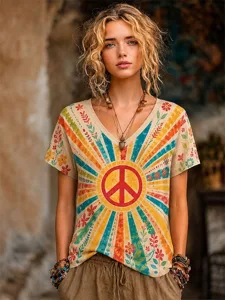 damen-t-shirt-druck-blumen-grafik-10665769-grun-1