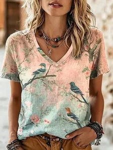 damen-t-shirt-druck-blumen-grafik-11191353-rosa-3