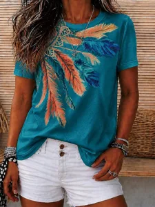 damen-t-shirt-druck-blumen-grafik-11889178-dunkelgrun-3