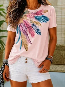damen-t-shirt-druck-blumen-grafik-11889178-rosa-7