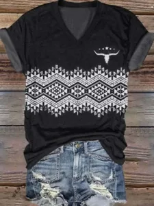damen-t-shirt-druck-blumen-grafik-12372875-schwarz-und-grau-2