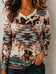 damen-t-shirt-druck-blumen-grafik-12576268-leicht-braun-14