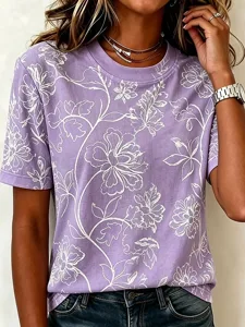 damen-t-shirt-druck-blumen-grafik-12742795-purpur-4