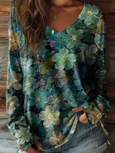 damen-t-shirt-druck-blumen-grafik-12771759-blau-8