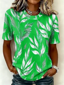 damen-t-shirt-druck-blumen-grafik-13457452-grun-4