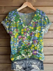 damen-t-shirt-druck-blumen-grafik-13488926-grun-2