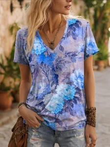 damen-t-shirt-druck-blumen-grafik-14489664-blau-2