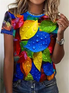 damen-t-shirt-druck-blumen-grafik-14491241-blau-1