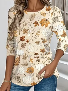damen-t-shirt-druck-blumen-grafik-14656592-khaki-3
