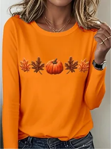 damen-t-shirt-druck-blumen-grafik-14656592-orange-9