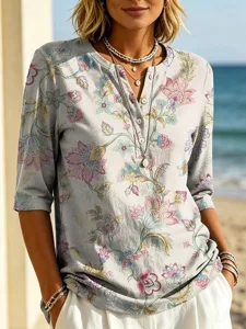 damen-t-shirt-druck-blumen-grafik-14693056-hell-beige-3