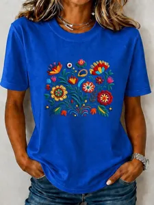 damen-t-shirt-druck-blumen-grafik-14845225-konigsblau-5