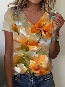 damen-t-shirt-druck-blumen-grafik-15149722-orange-1