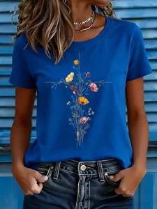 damen-t-shirt-druck-blumen-grafik-15150525-konigsblau-2