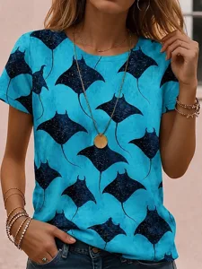 damen-t-shirt-druck-blumen-grafik-15246446-blaugrun-1