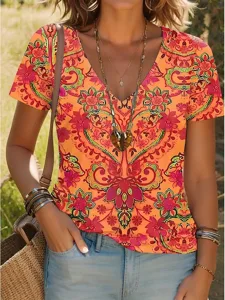 damen-t-shirt-druck-blumen-grafik-15928739-gelb-6
