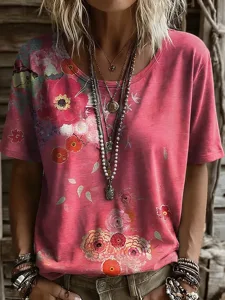 damen-t-shirt-druck-blumen-grafik-16036919-rosa-3